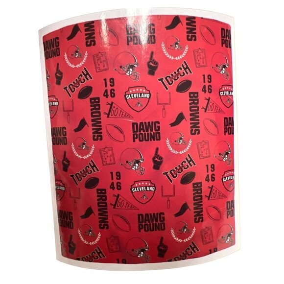 NEW! NFL Cleveland Browns Football Dawg Pound Fleece Throw Blanket 50" x 60" - Picture 3 of 3